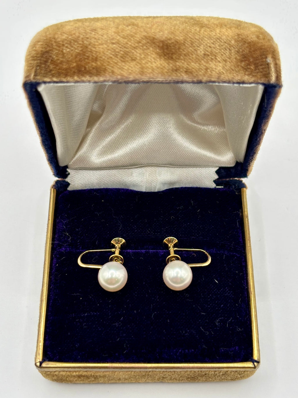 Mikimoto Cultured Akoya Pearl Necklace Suite, Diamond Pendant & Earrings, 18K Gold