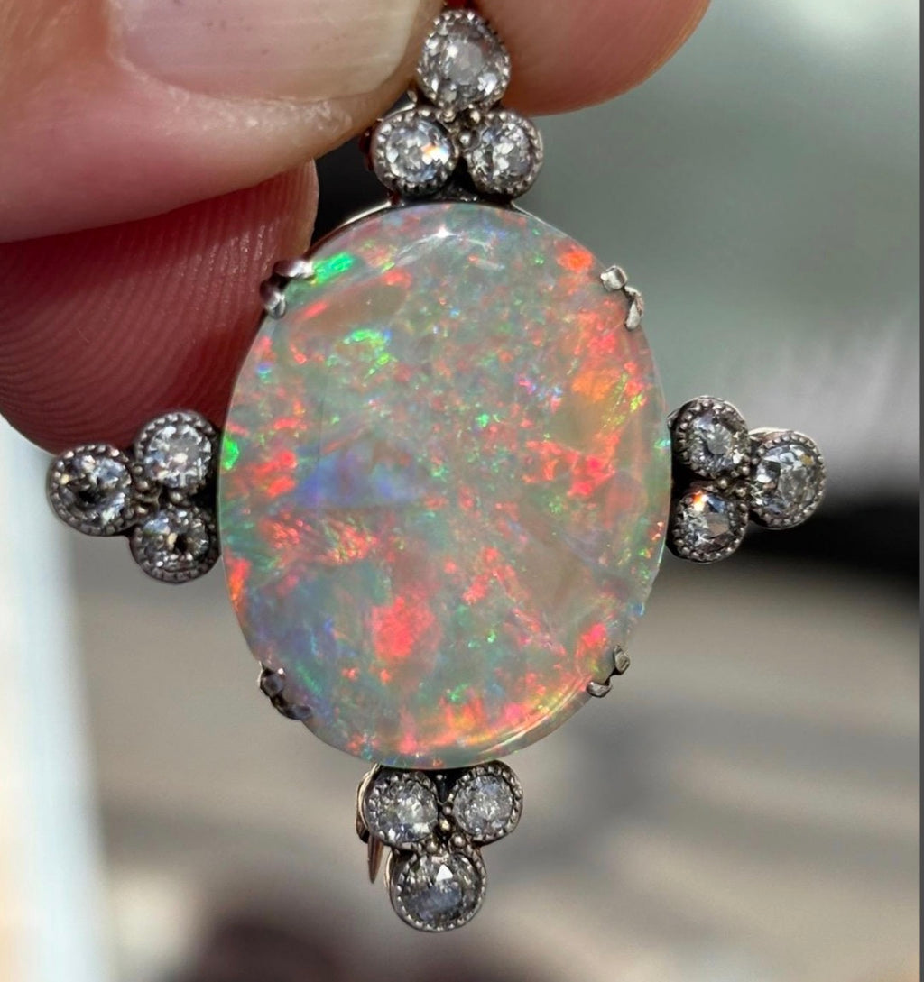 EDWARDIAN 1900’s OPAL BROOCH Pendant