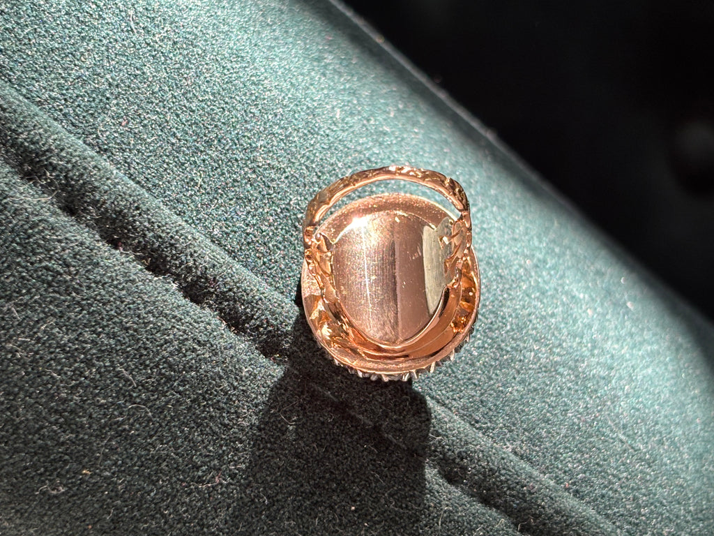 ANTIQUE AMETHYST & DIAMONDS Ring