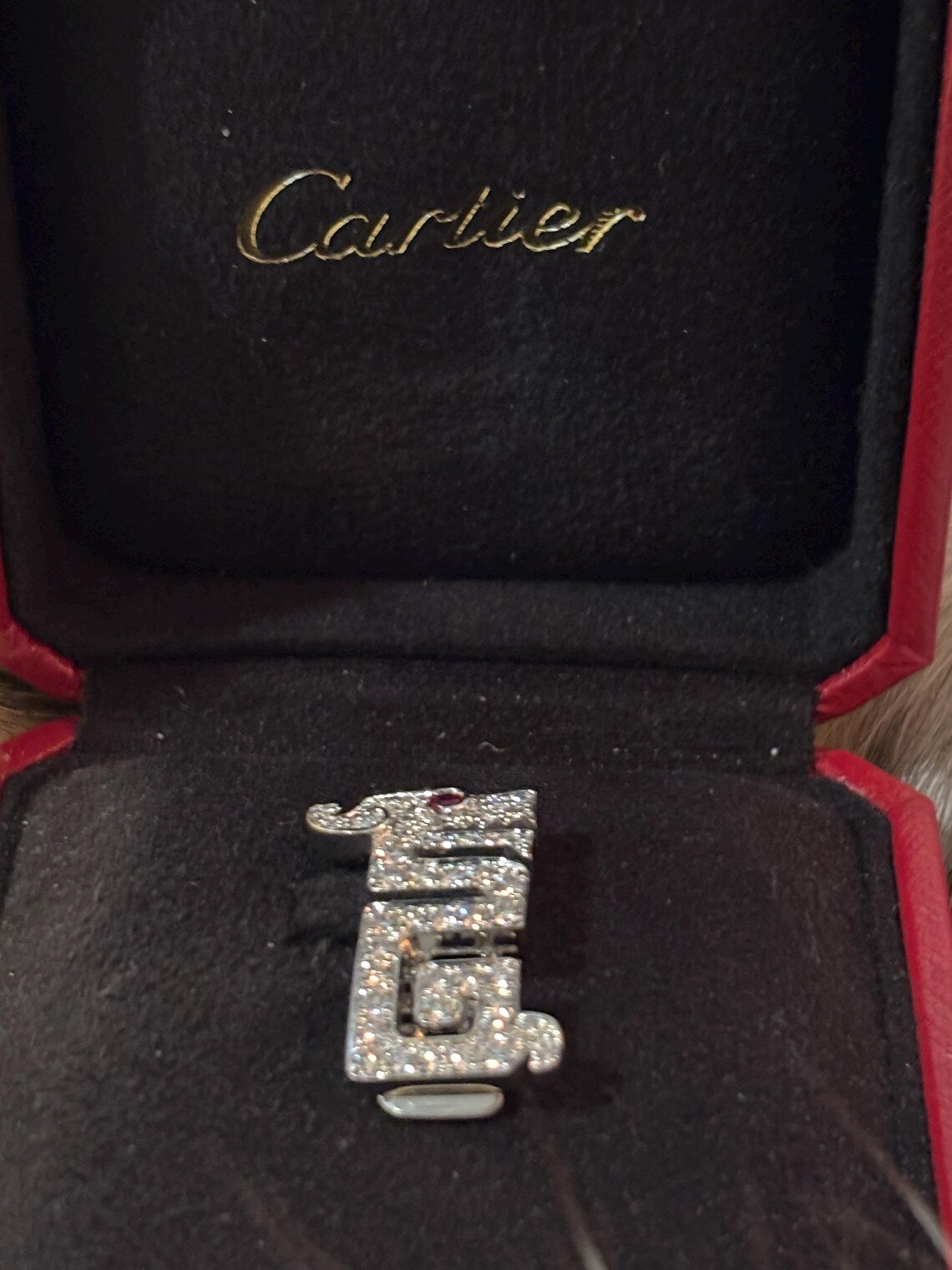 CARTIER Le BAISER Du DRAGON Pin/Clip.