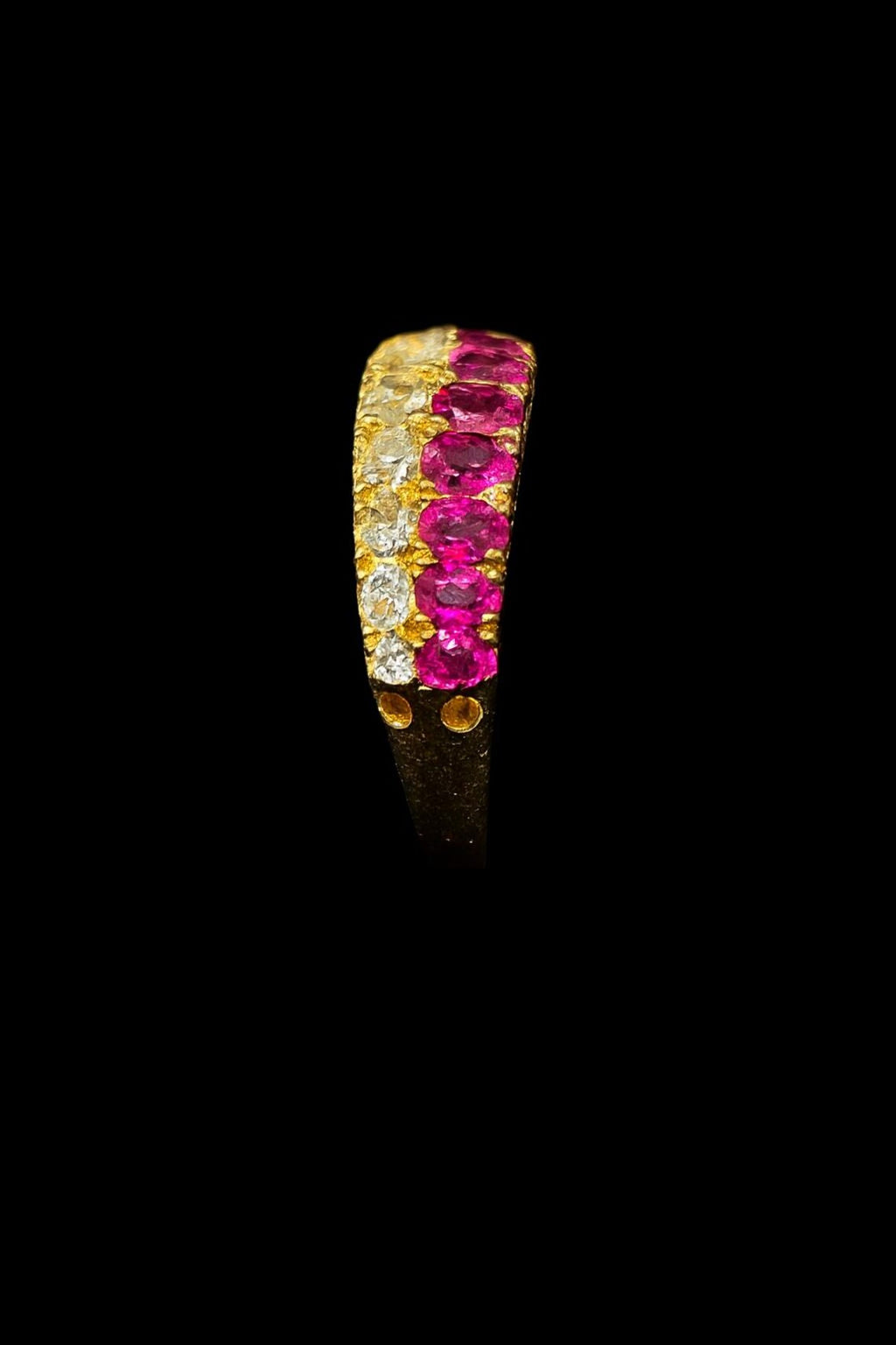 EARLY 20th CENTURY 18ct Gold, Diamond & Ruby Ring