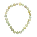 Large Vintage Bowenite Bead Necklace, Silver Clasp, Collection of Shirley Conran DBE