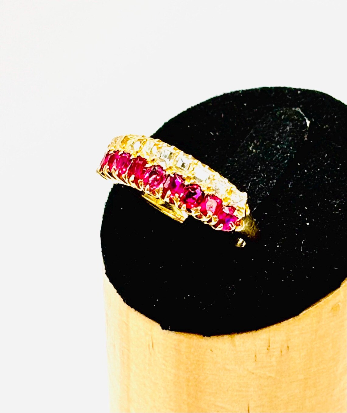 EARLY 20th CENTURY 18ct Gold, Diamond & Ruby Ring