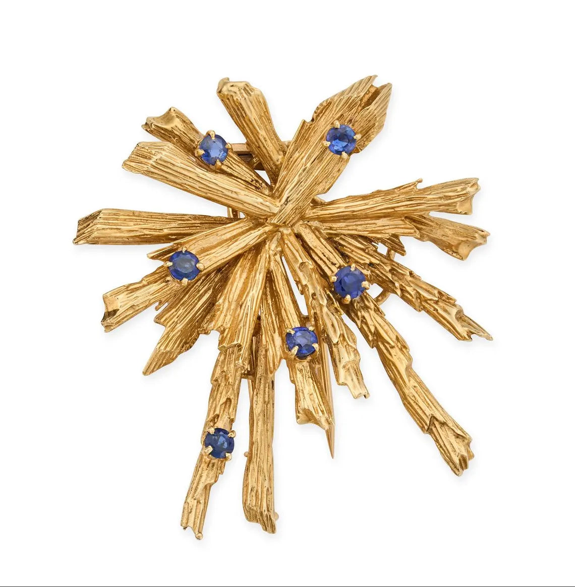 CHAUMET, VINTAGE BROOCH in 18ct yellow gold