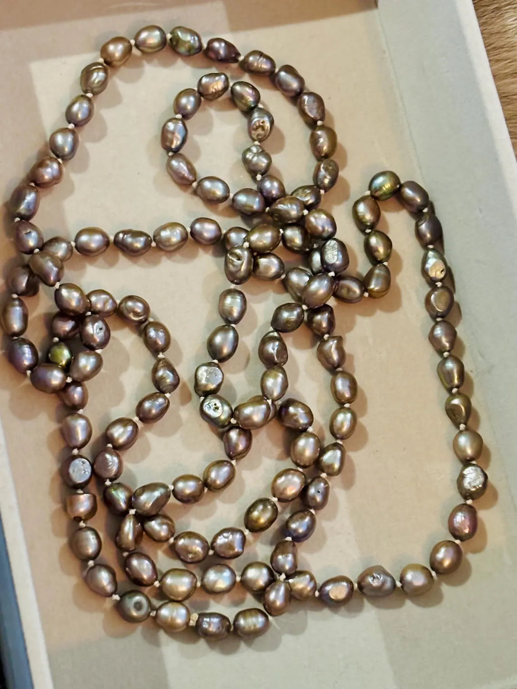 PEARL NECKLACE ‘ROPE’  Freshwater pearls from Mexico