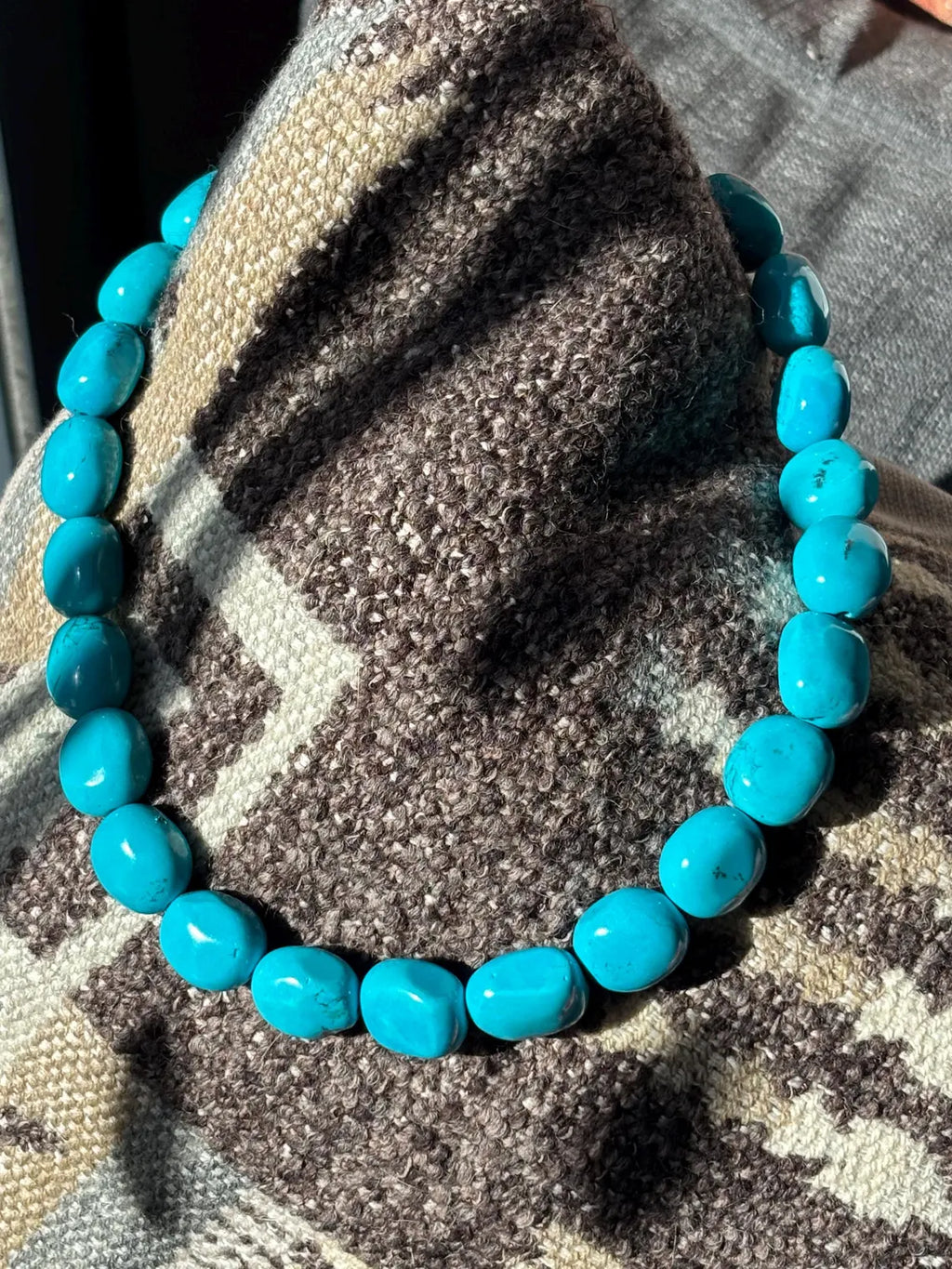 TURQUOISE & SILVER NECKLACE