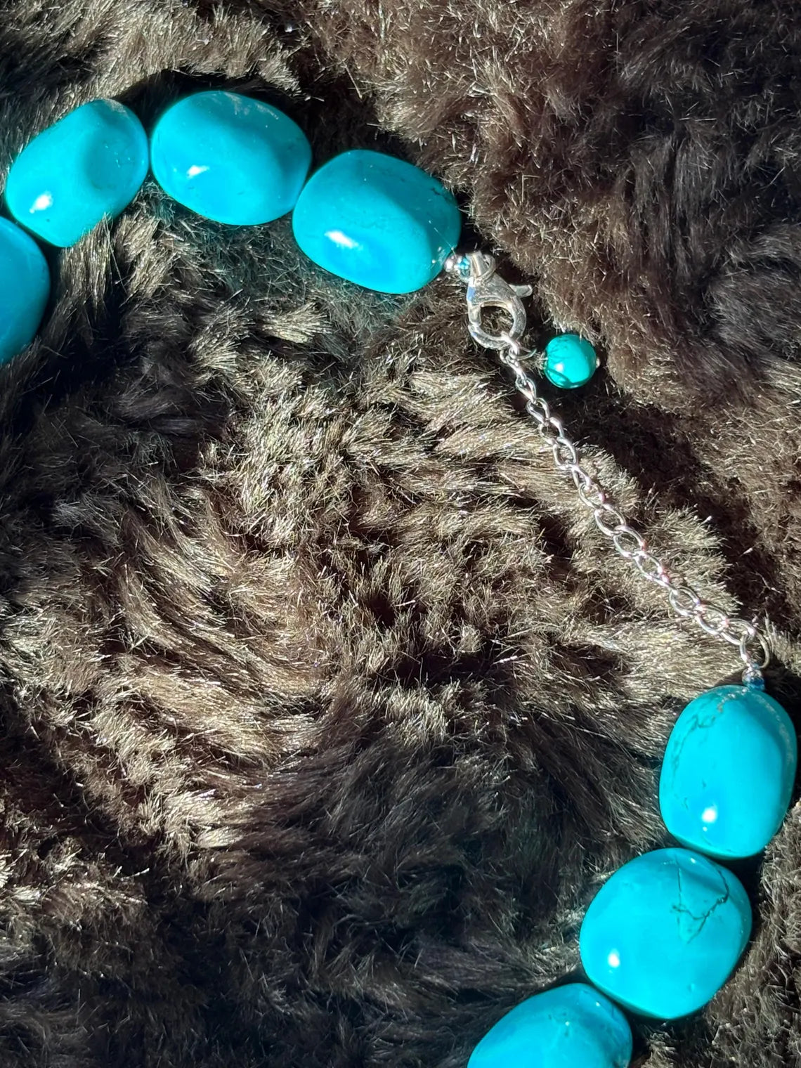 TURQUOISE & SILVER NECKLACE