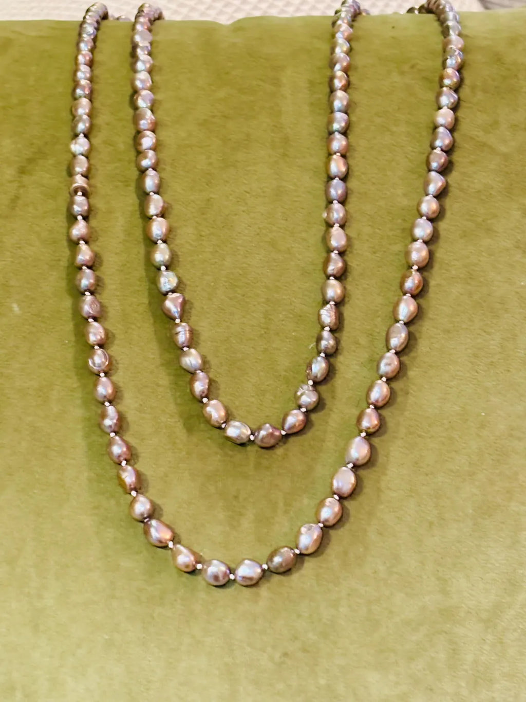 PEARL NECKLACE ‘ROPE’  Freshwater pearls from Mexico
