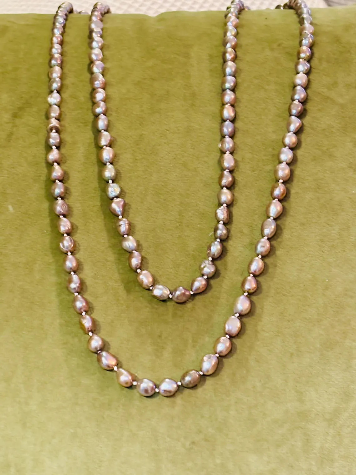 PEARL NECKLACE ‘ROPE’  Freshwater pearls from Mexico