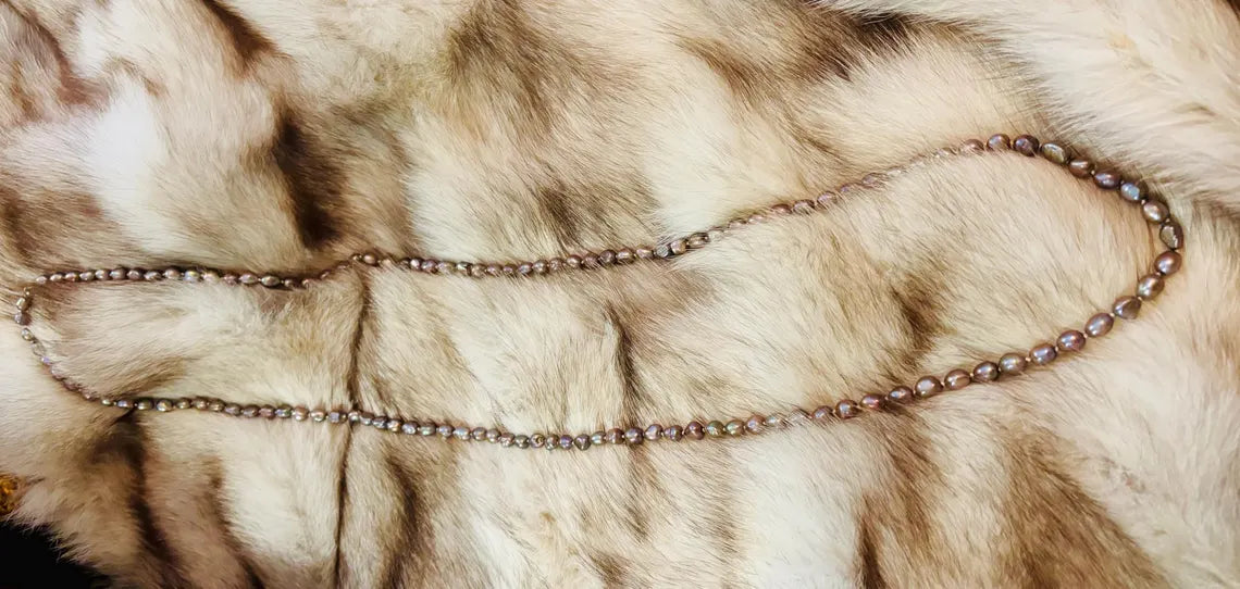 PEARL NECKLACE ‘ROPE’  Freshwater pearls from Mexico