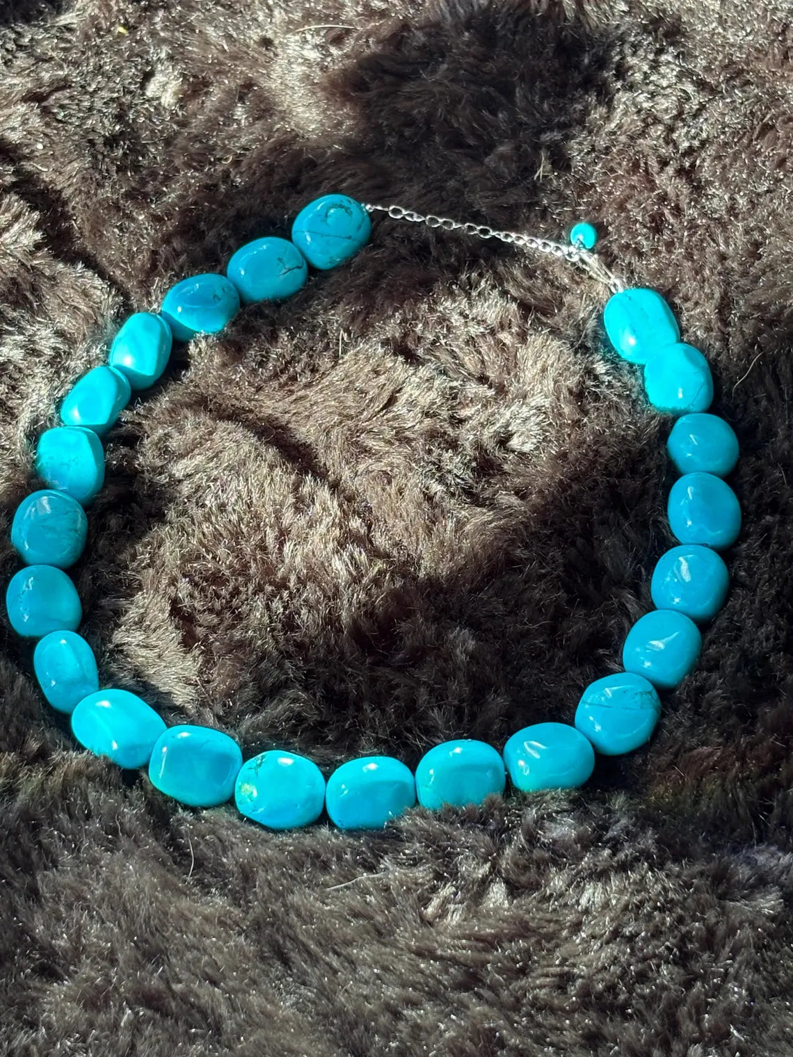 TURQUOISE & SILVER NECKLACE