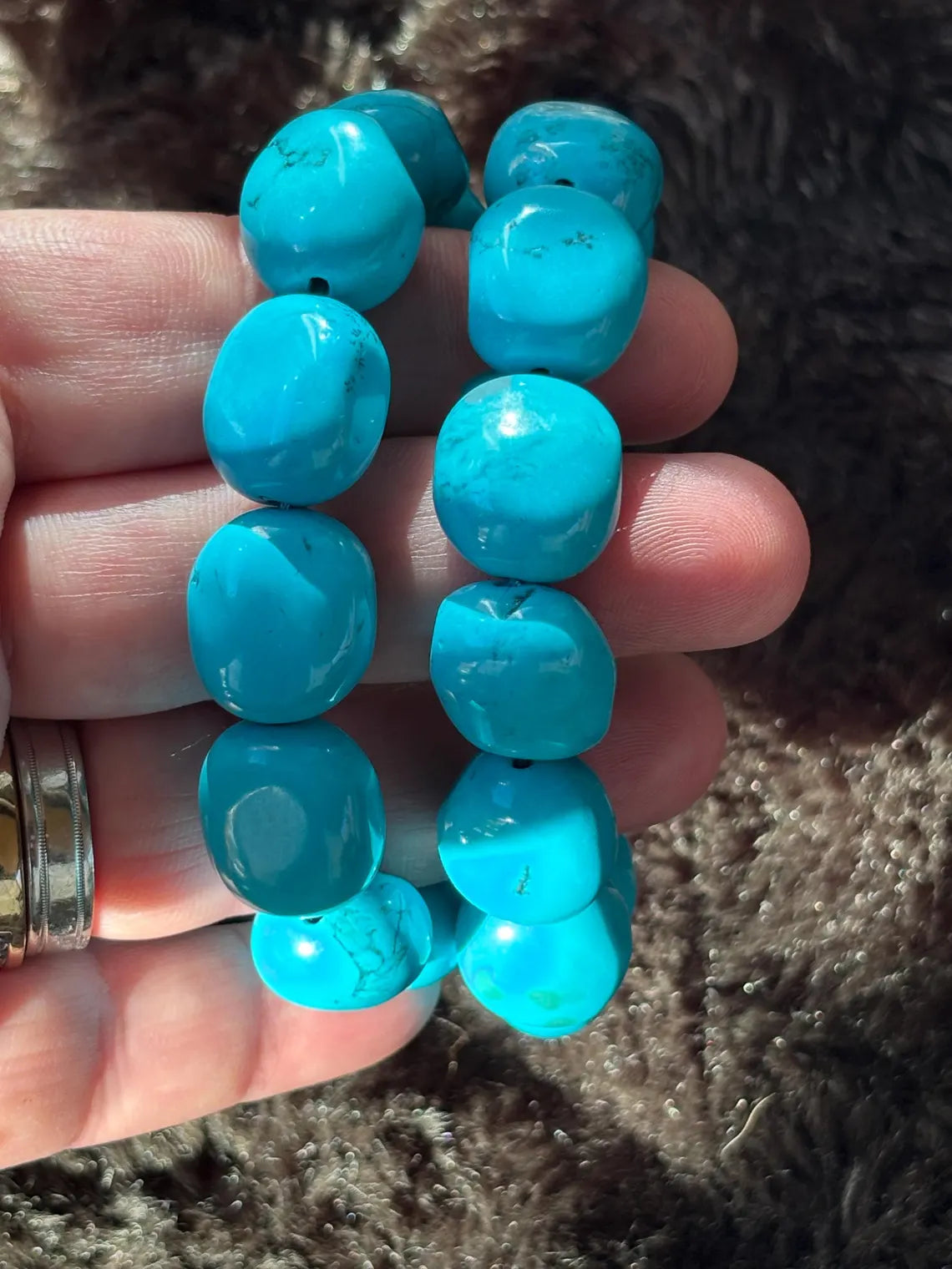 TURQUOISE & SILVER NECKLACE
