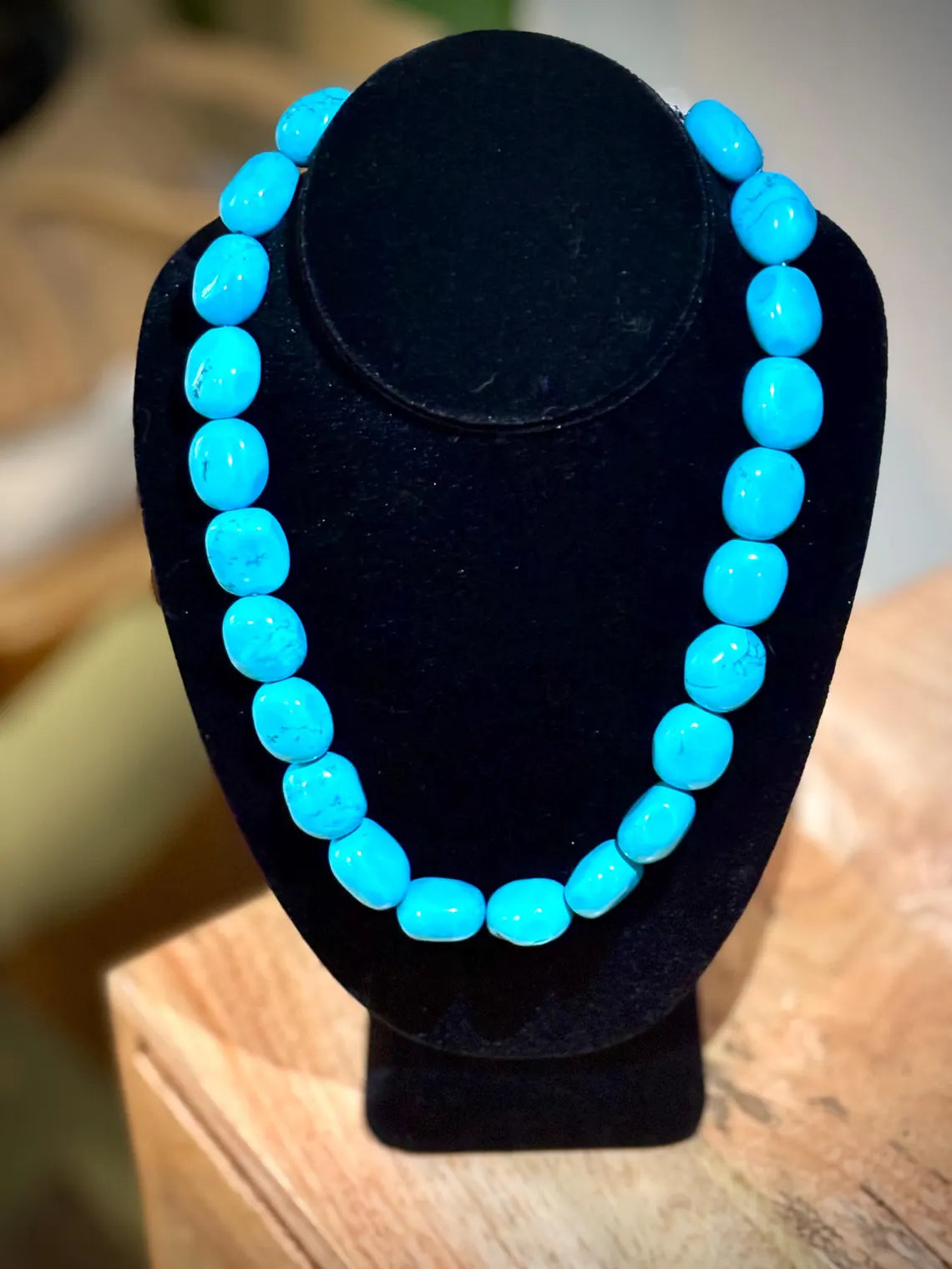 TURQUOISE & SILVER NECKLACE