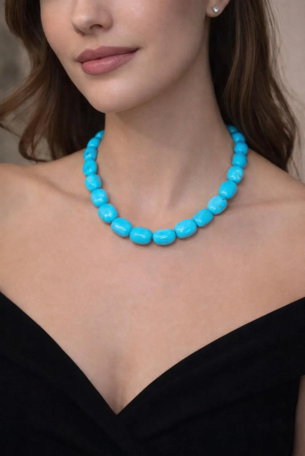 TURQUOISE & SILVER NECKLACE